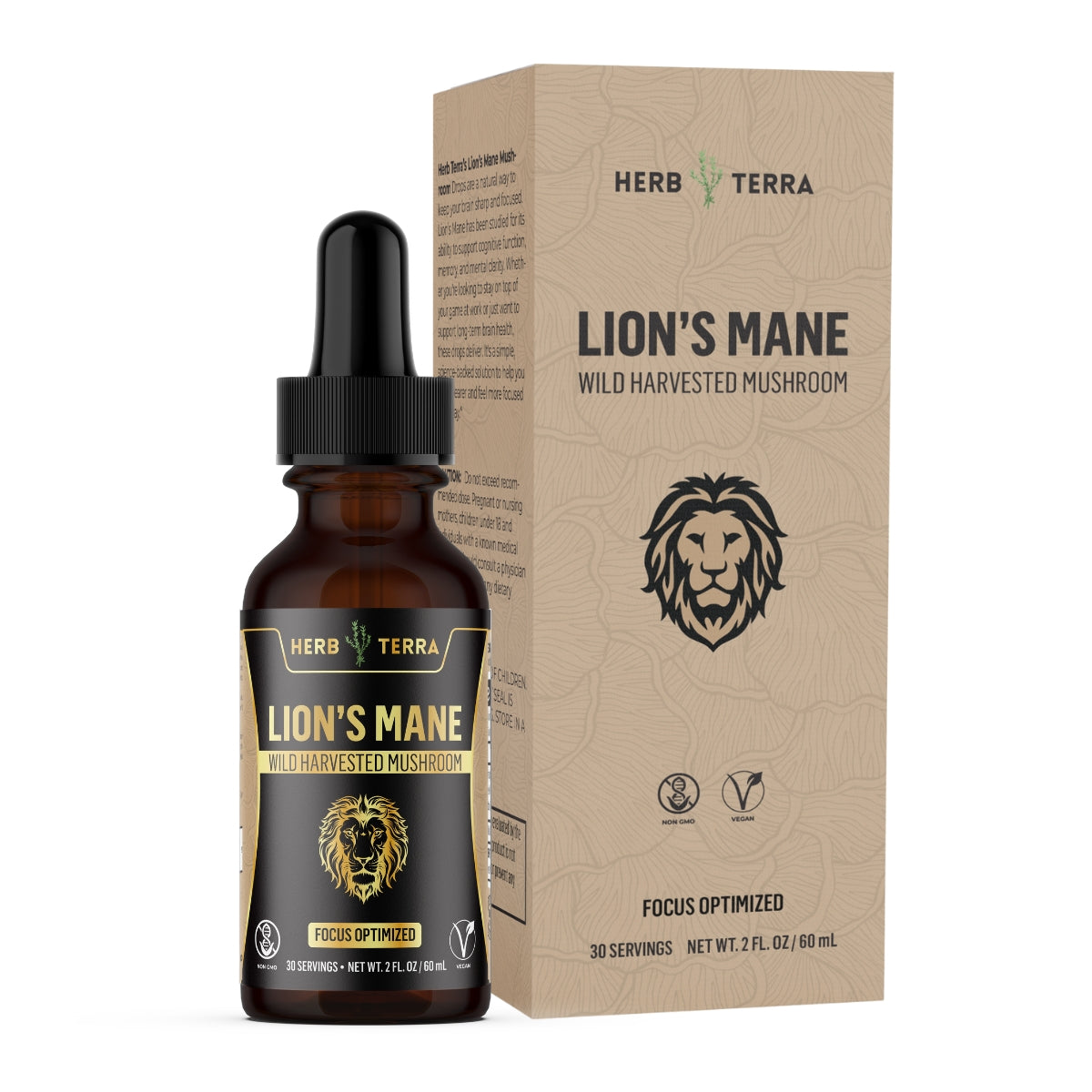 Lions Mane Mushroom Drops