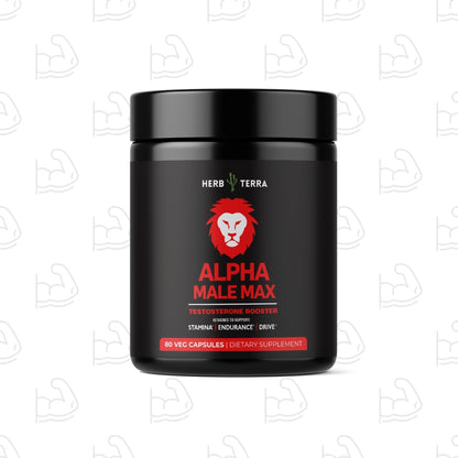 Alpha Male Max | 80 Capsules | Elite Performance Complex