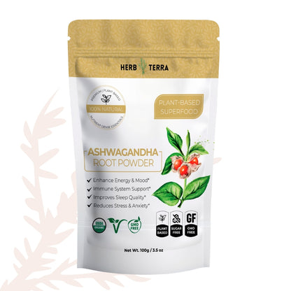 Organic Ashwagandha Powder 100g