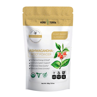 Organic Ashwagandha Powder 100g