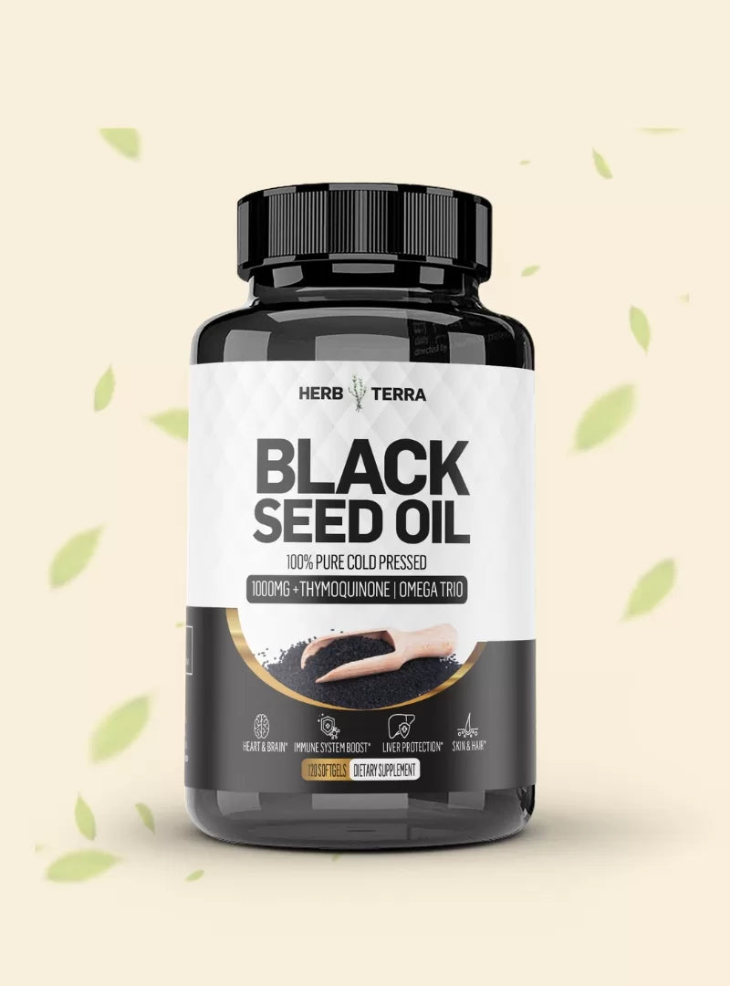 Black Seed Oil Capsules 1000mg | Habbatus Sauda Supplement