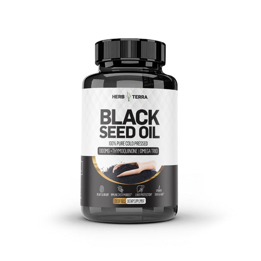 Black Seed Oil Capsules 1000mg | Habbatus Sauda Supplement