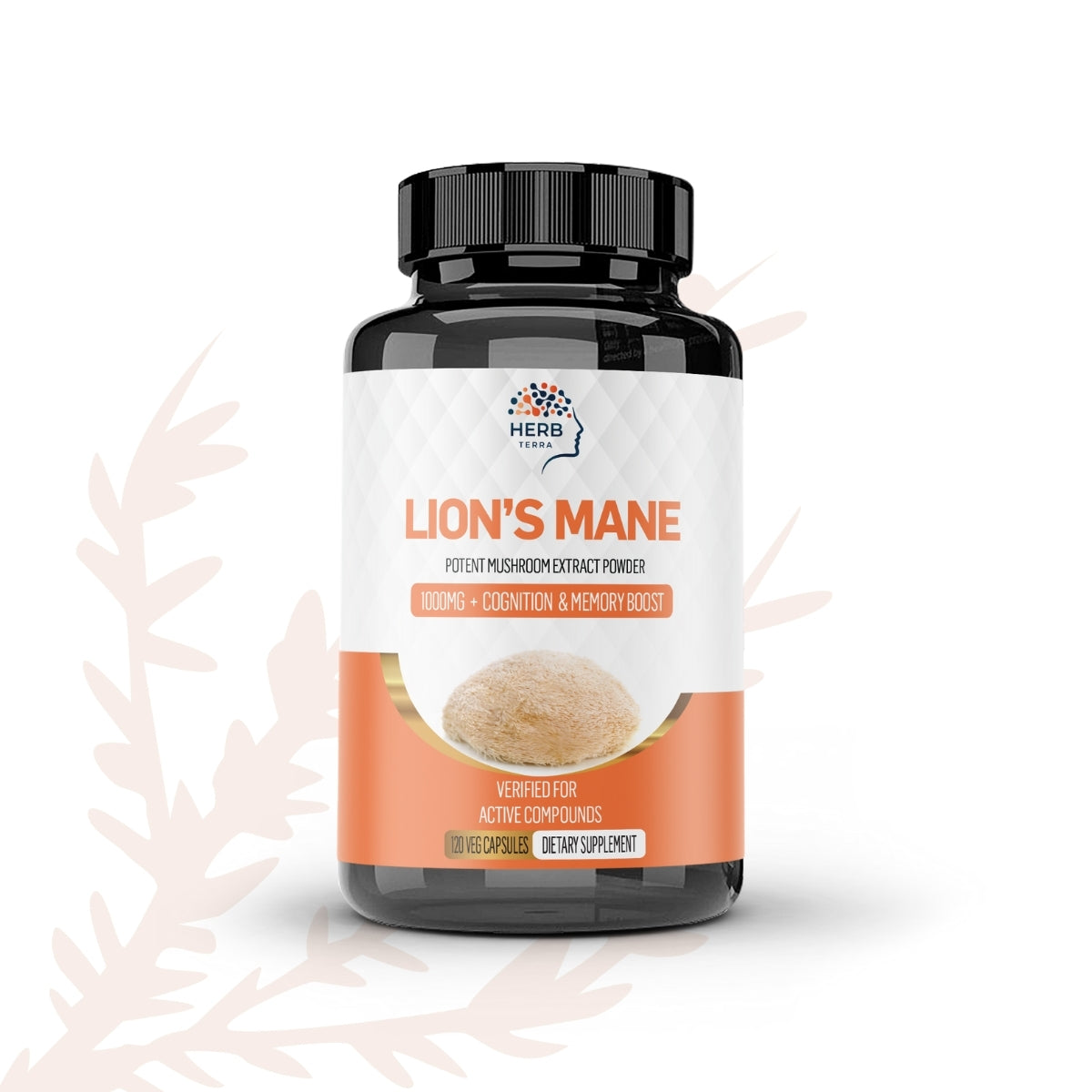 Lion’s Mane Mushroom Cognition | Brain Clarity | 120 Capsules