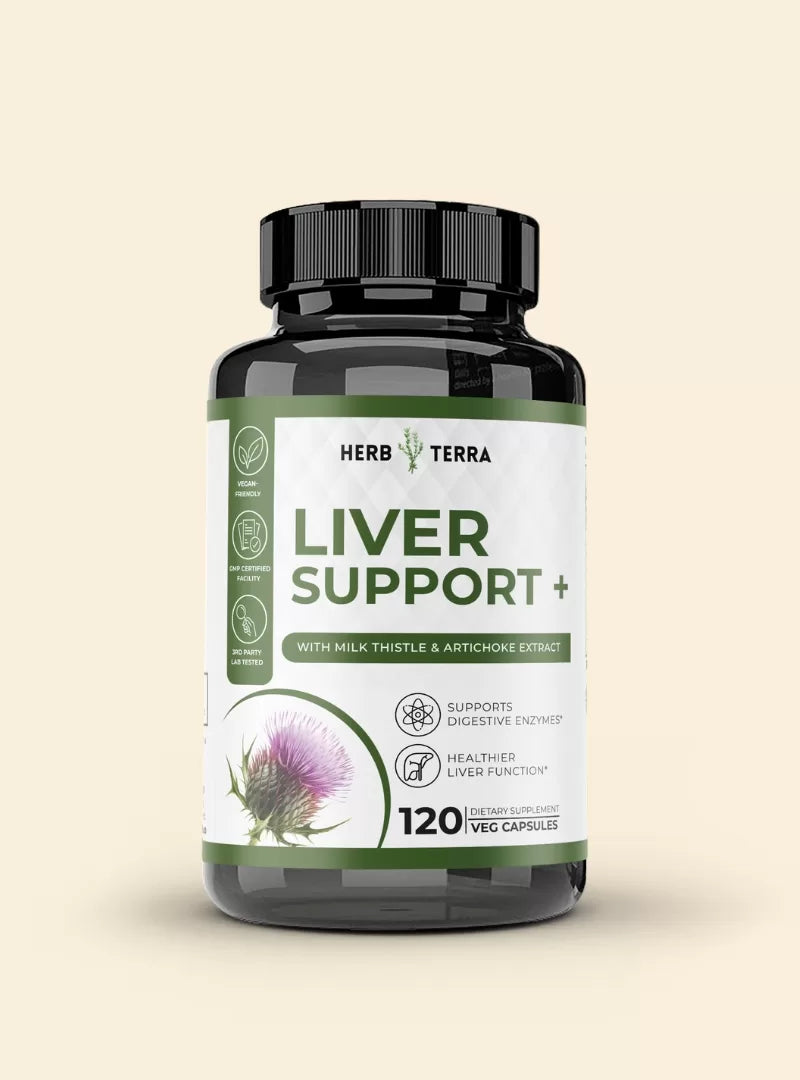 Liver Support+ | 120 Veg Capsules | Advanced Liver Support Formula