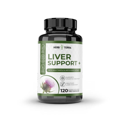 Liver Support+ | 120 Veg Capsules | Advanced Liver Support Formula