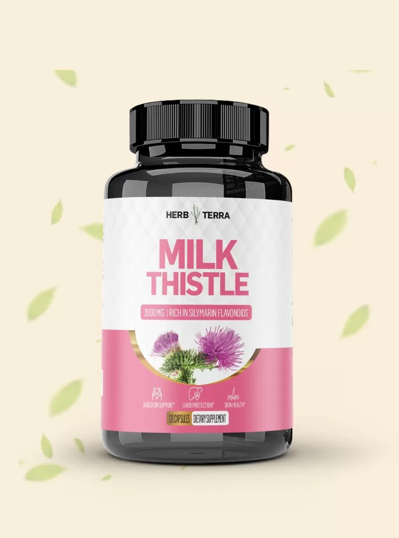 Milk Thistle Capsules | 120 Capsules | Liver Health Support