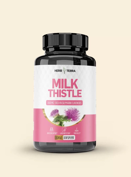 Milk Thistle Capsules | 120 Capsules | Liver Health Support