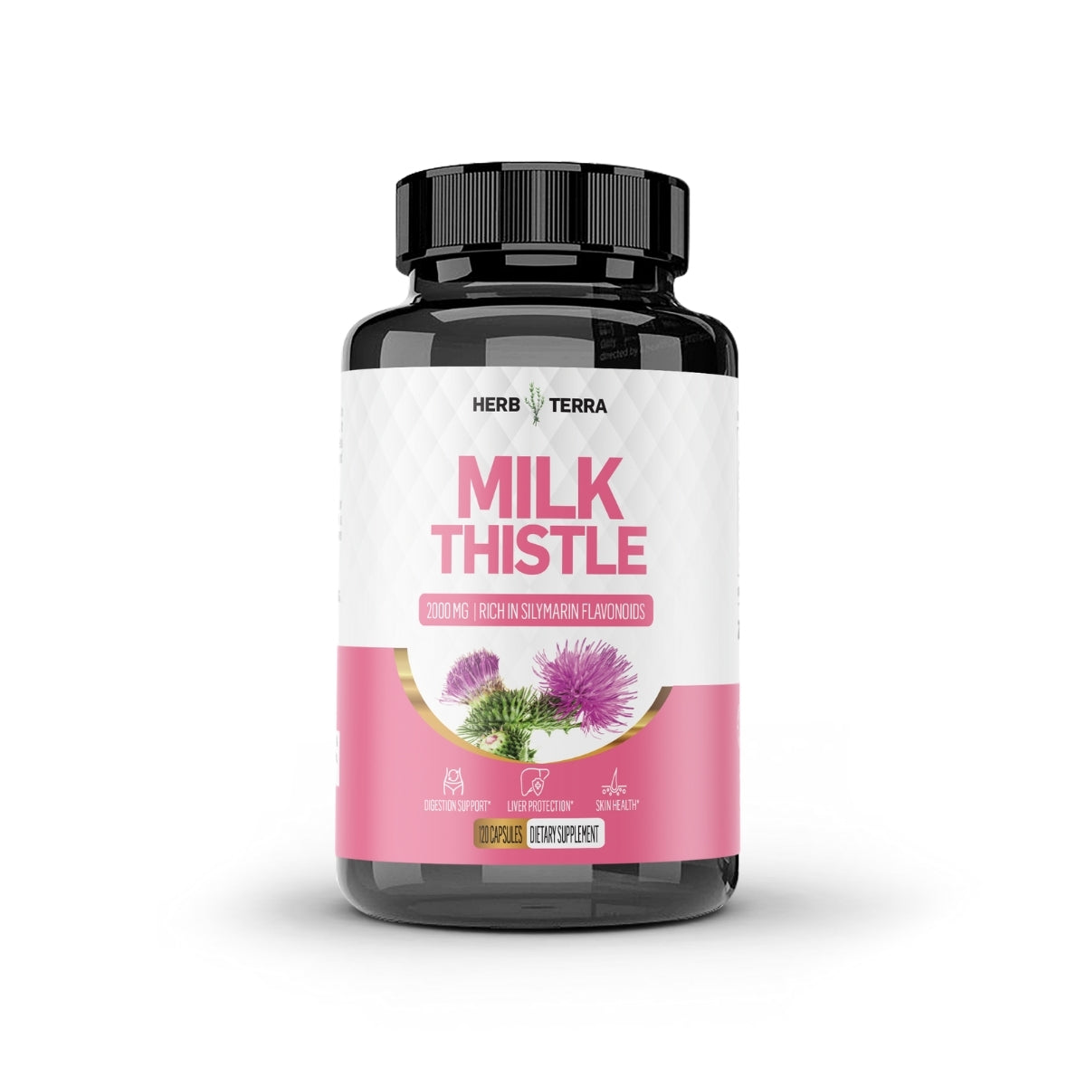 Milk Thistle Capsules | 120 Capsules | Liver Health Support