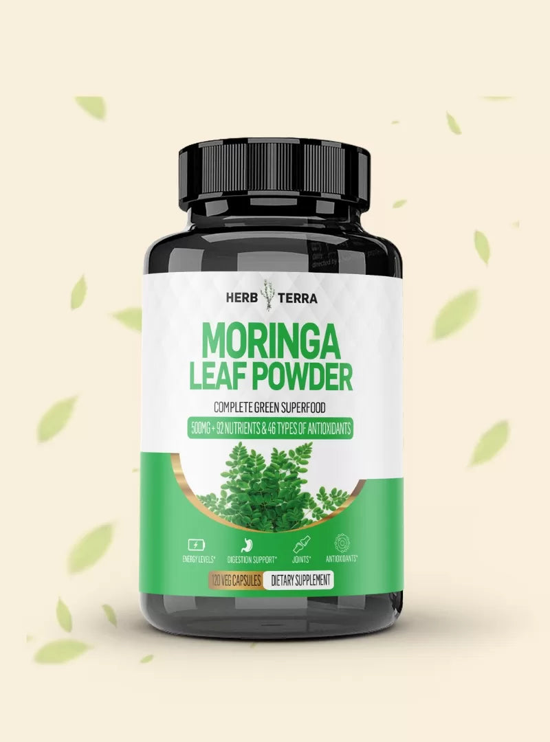 Moringa Leaf 120 Capsules | Complete Superfood