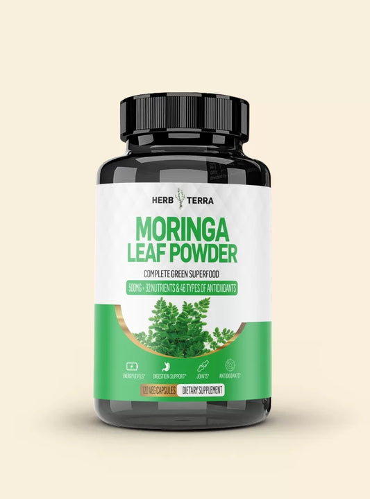 Moringa Leaf 120 Capsules | Complete Superfood