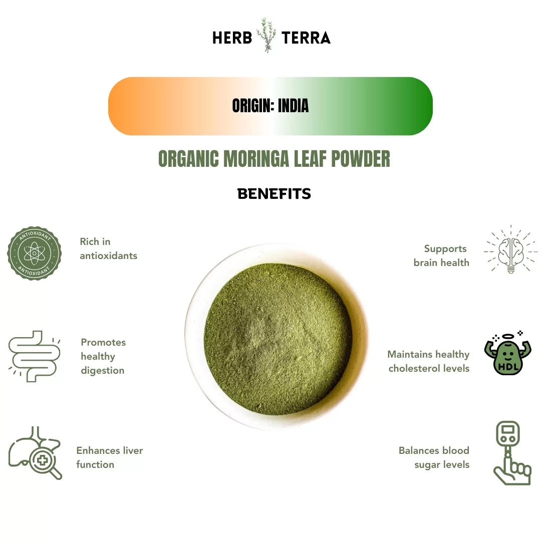 Organic Moringa Leaf Powder 100g | Ultimate Superfood