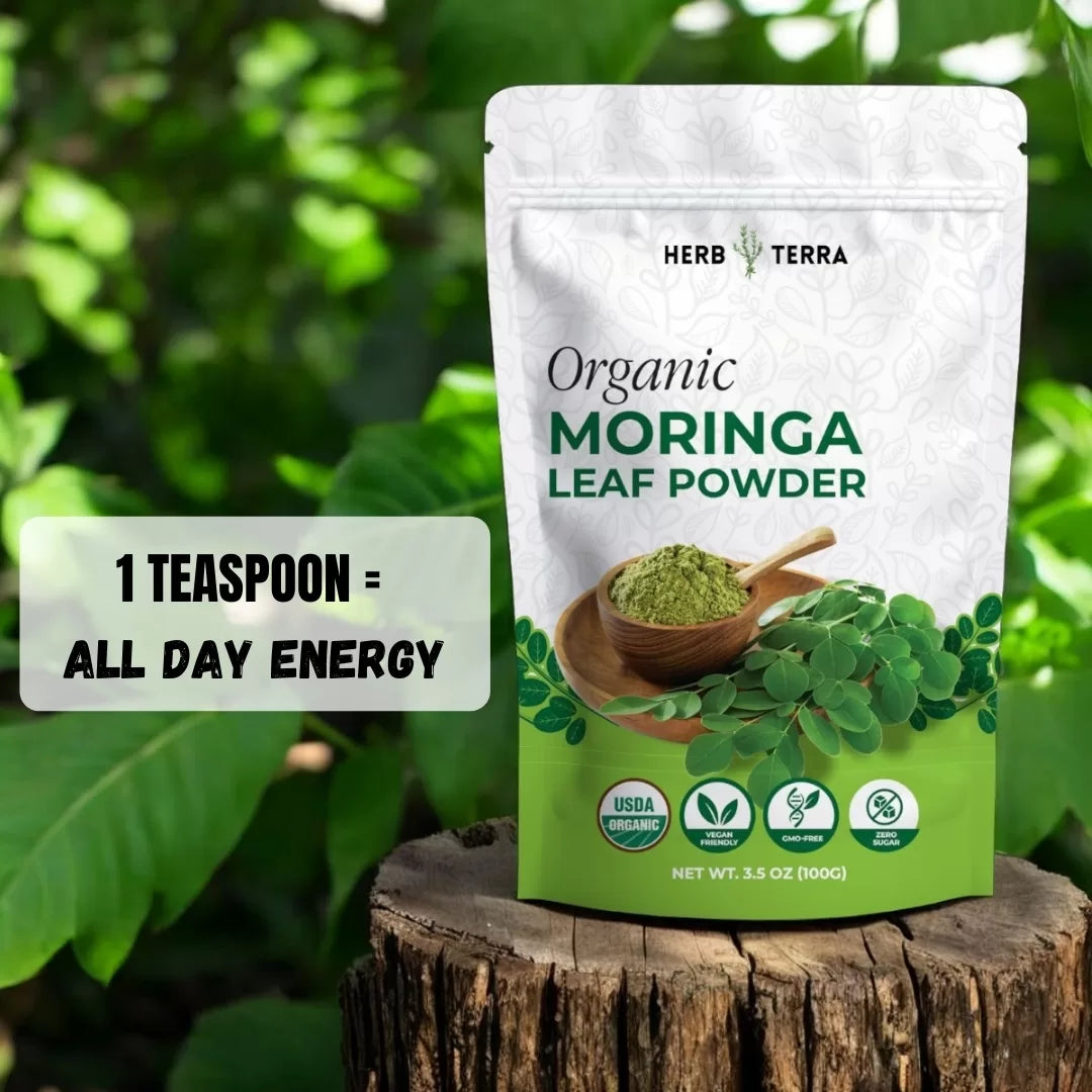 Organic Moringa Leaf Powder 100g | Ultimate Superfood