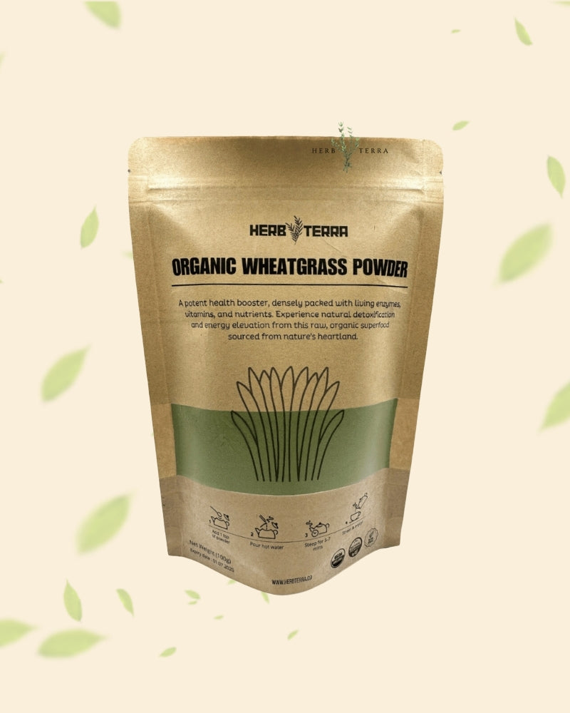 Organic Wheatgrass Powder 100g | Nutrient Powerhouse | Optimized Detox