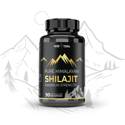 Himalayan Shilajit Capsules | 2000mg with BioPerine