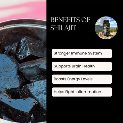 Himalayan Shilajit Capsules | 2000mg with BioPerine