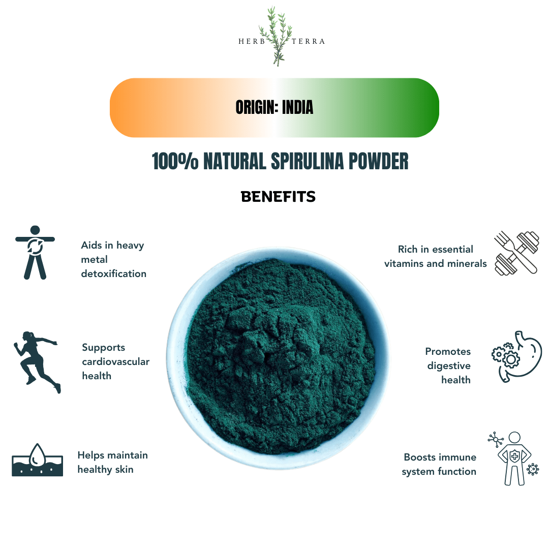 Spirulina Powder 100g | Heavy Metal Detox | Nutritional SuperFood