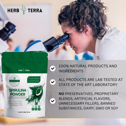 Spirulina Powder 100g | Heavy Metal Detox | Nutritional SuperFood