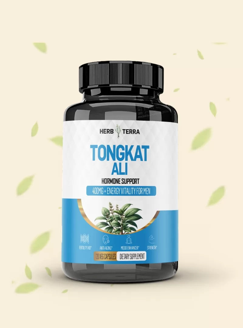 Tongkat Ali Root Extract | 120 Capsules | Natural Hormonal Support