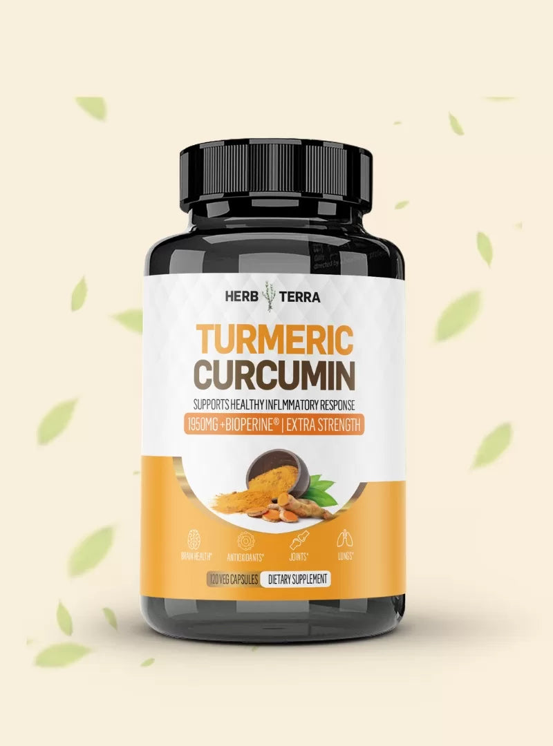 Turmeric Curcumin with Black Pepper | 120 Capsules