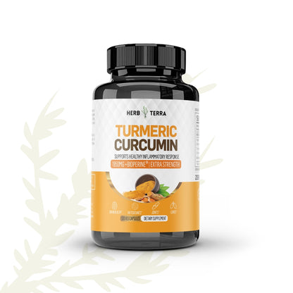 Turmeric Curcumin with Black Pepper | 120 Capsules