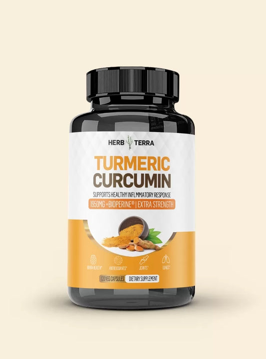 Turmeric Curcumin with Black Pepper | 120 Capsules