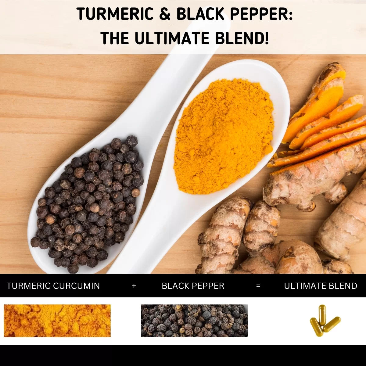 Turmeric Curcumin with Black Pepper | 120 Capsules