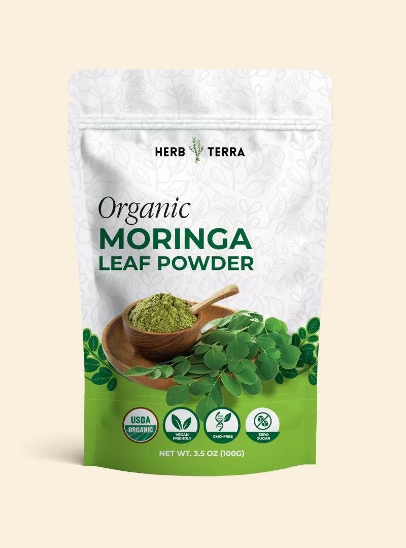 Moringa Leaf Powder in Pouch Ziplock